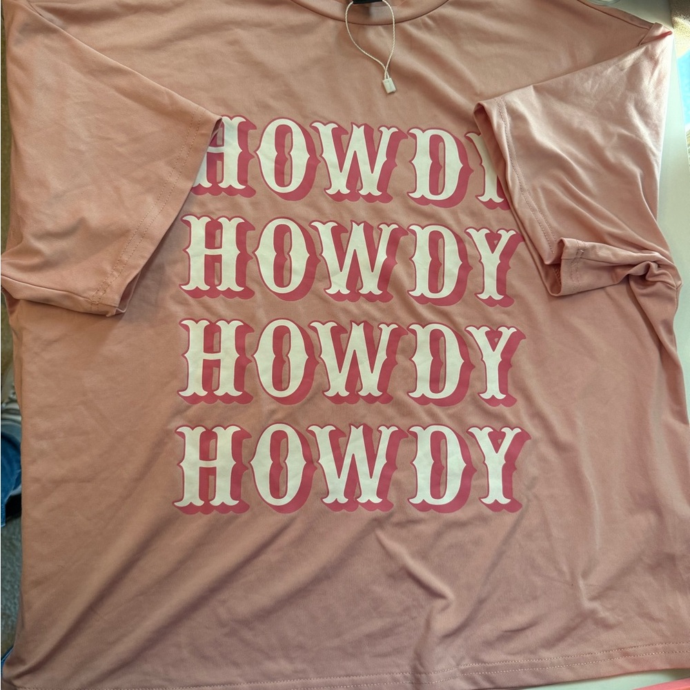 SHEIN Light Pink Graphic Tee